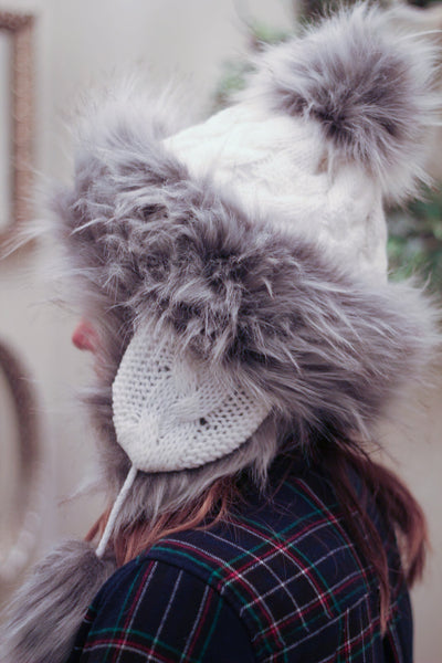 NWT Free People Winter Whimsy Trapper Wool Hat Free People Winter Whimsy Trapper Hat in Black | Lyst main image 3